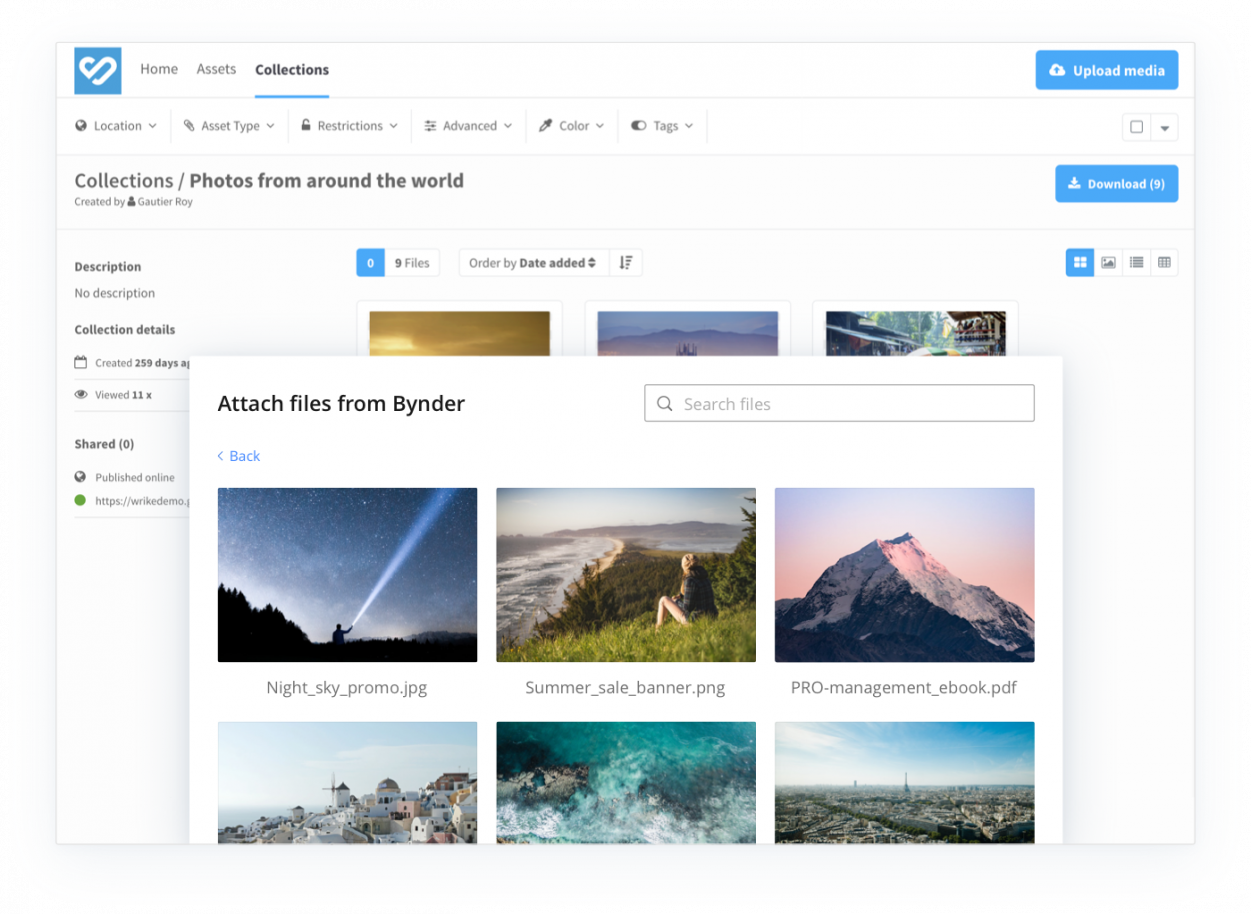 Más herramientas de marketing que adorar: presentación de la comparación en paralelo y Wrike Publish para Bynder 2