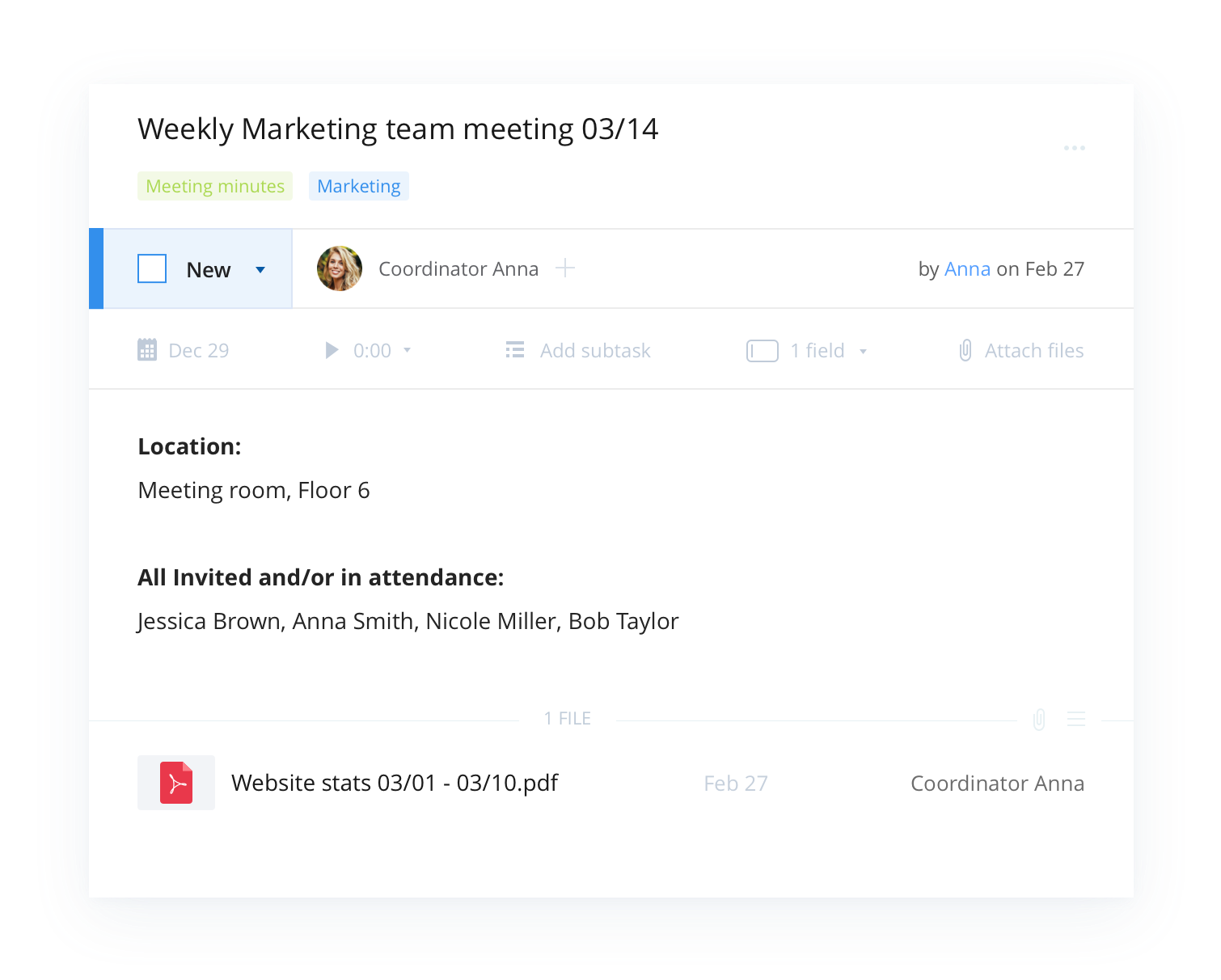 Free Meeting Agenda Templates And Samples Wrike