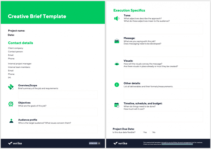 Creative Brief: Definition, Examples, and Template 