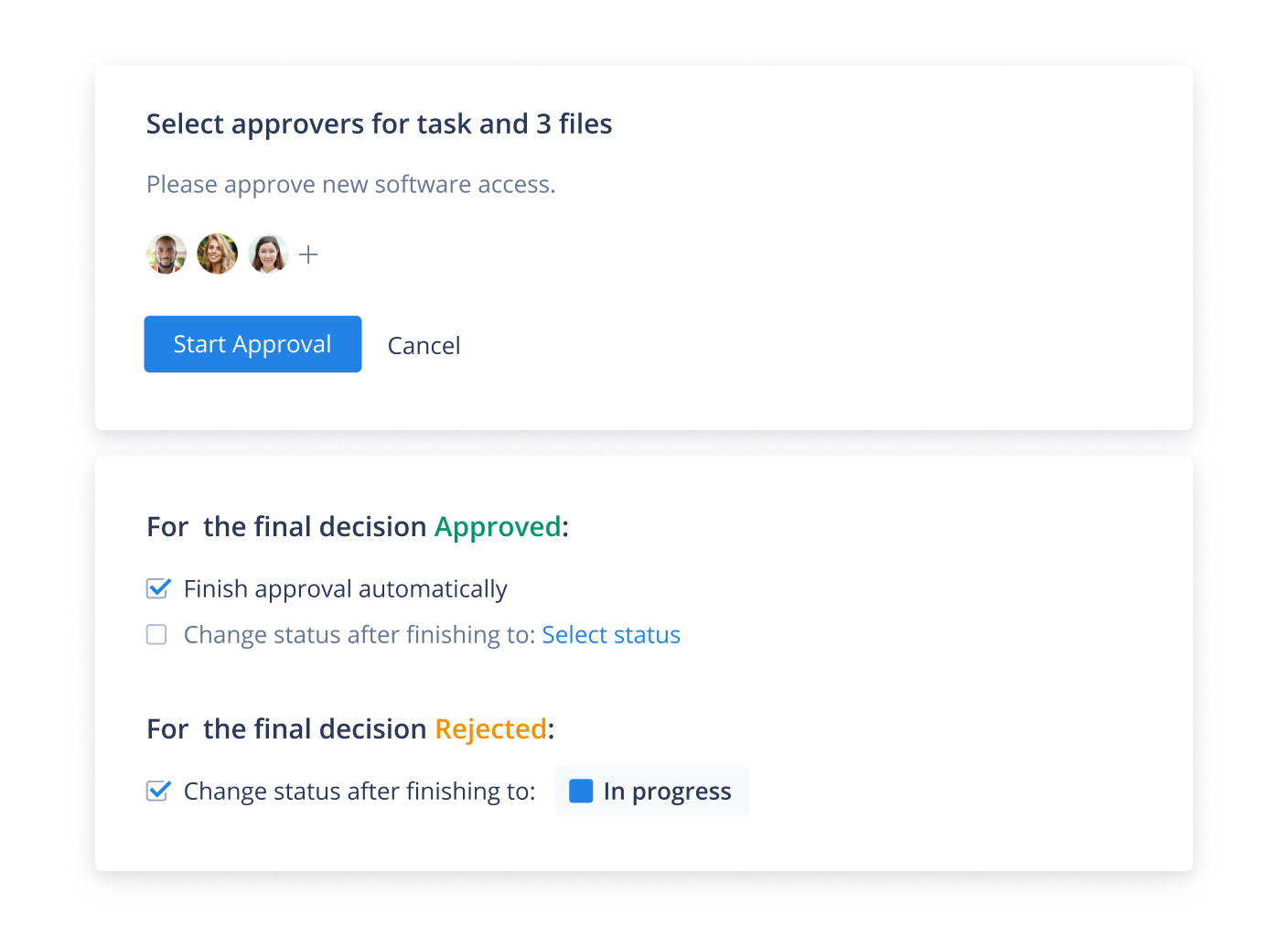 task approval