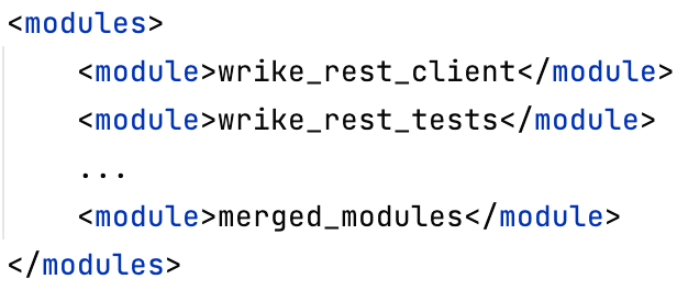 module code