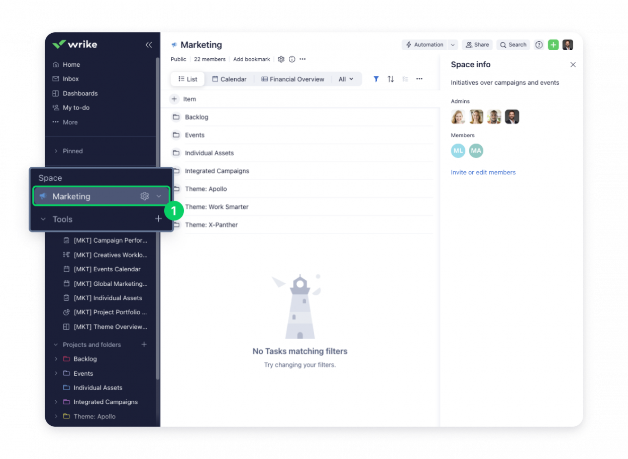 Step 1 to building a Wrike request form