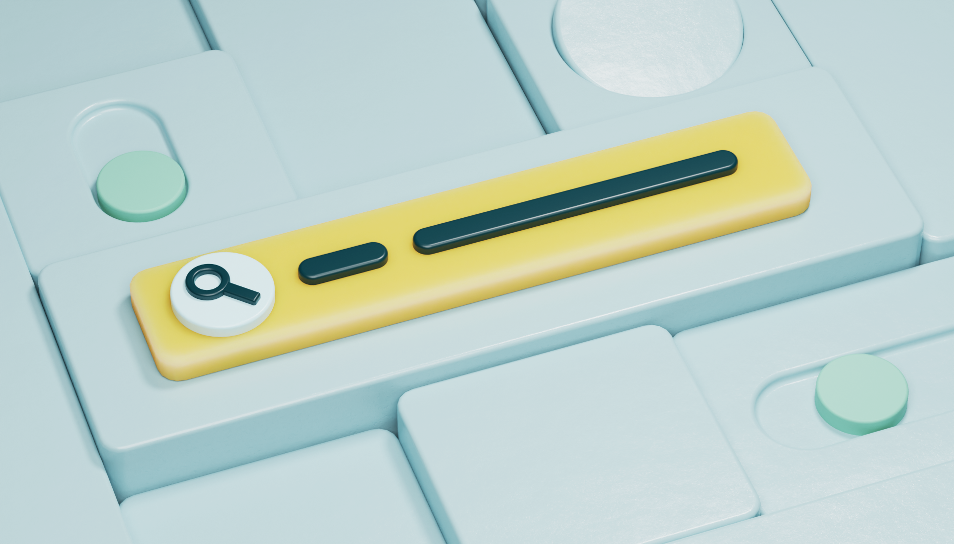 Animated image of search bar to illustrate a research report