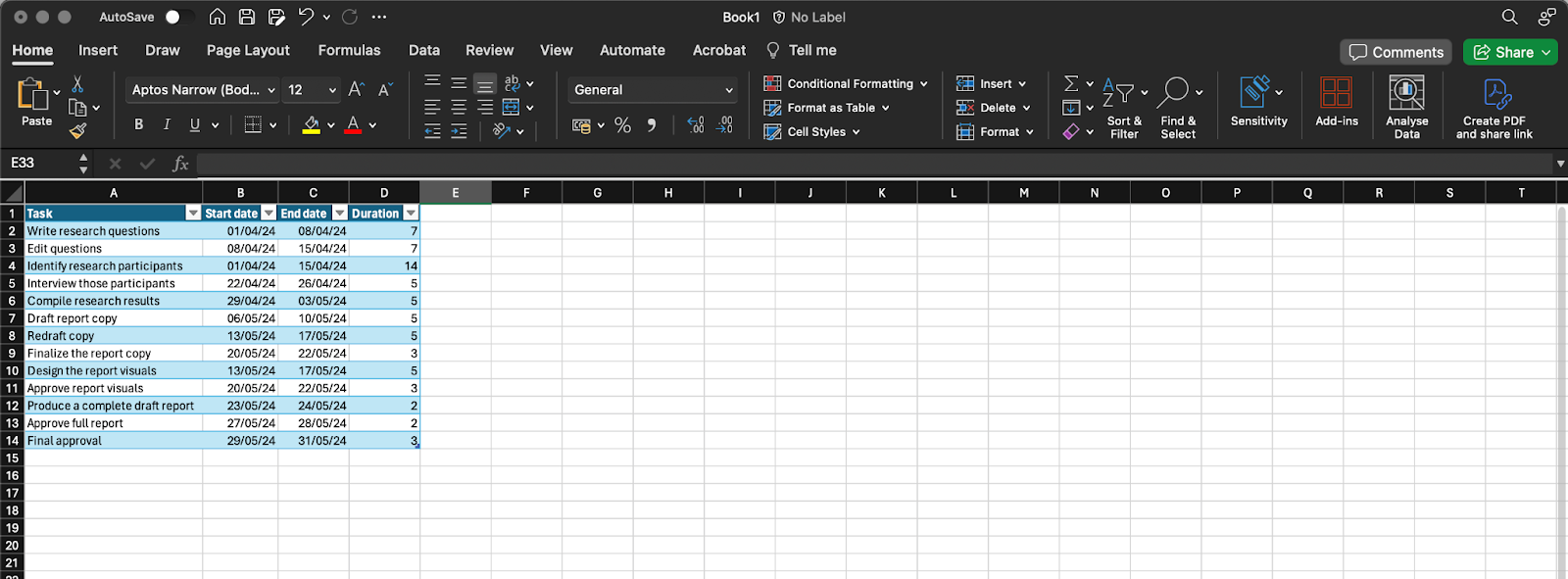 excel screenshot