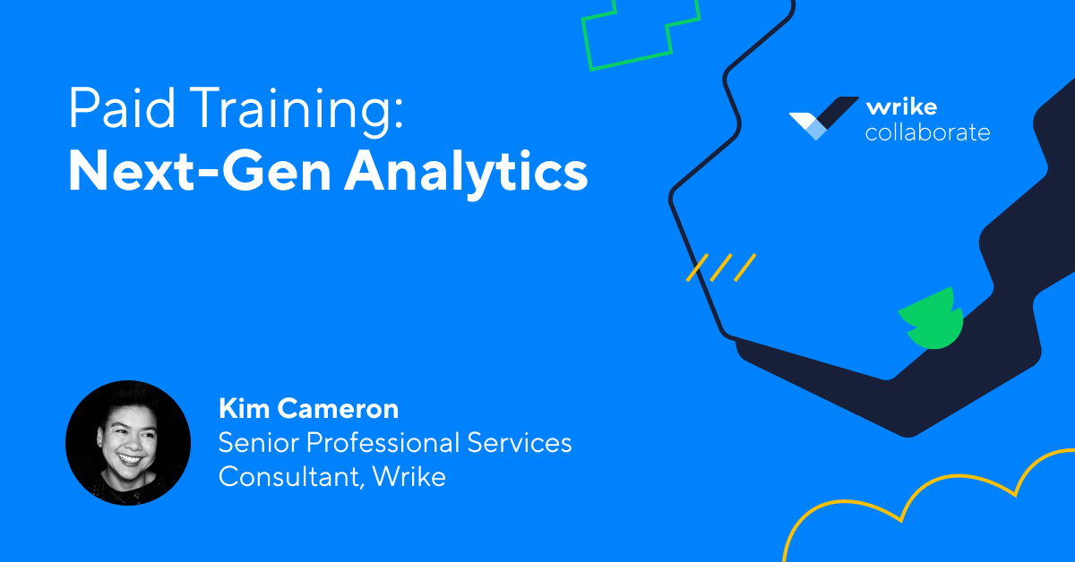 promo image for collaborate training session on next-gen analytics with kim cameron