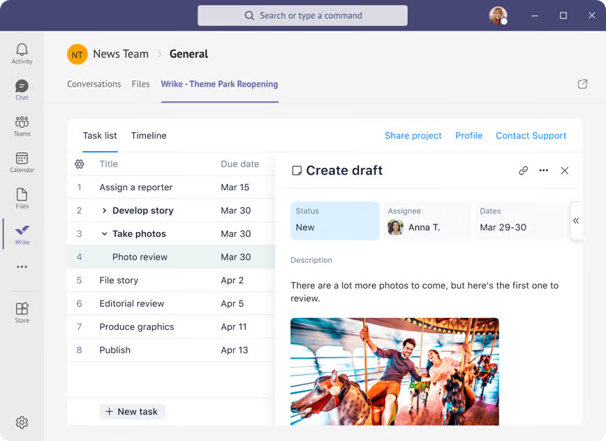 microsoft teams full-featured pm