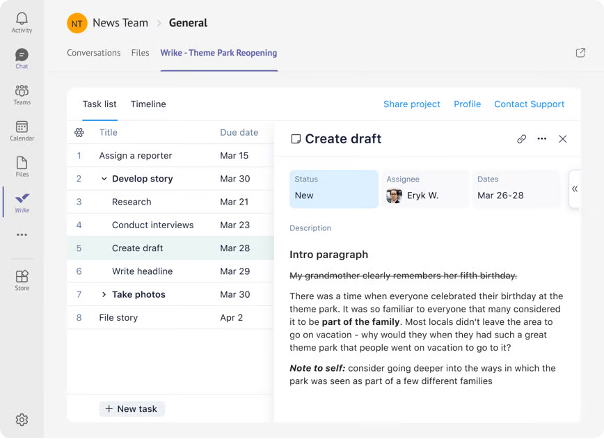 microsoft teams live editor