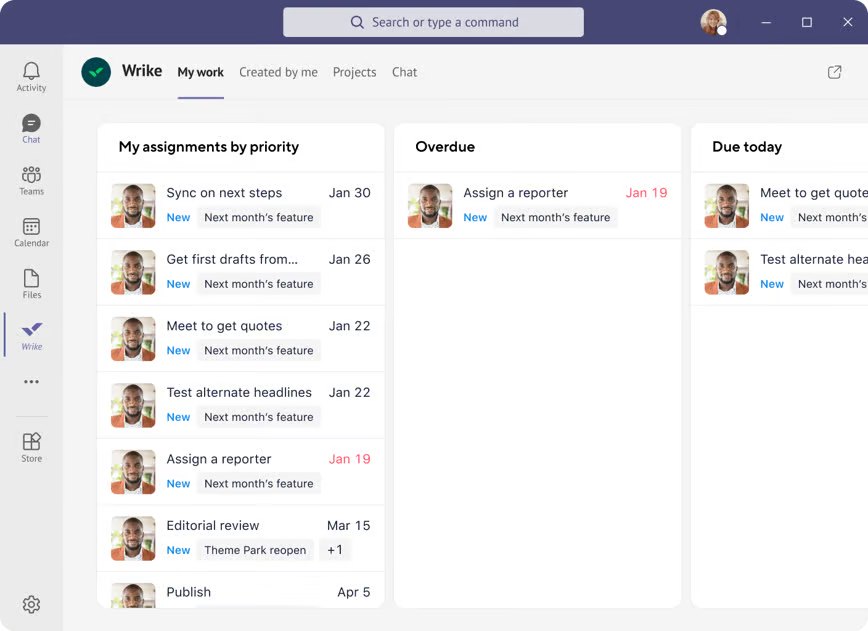 microsoft teams work priority