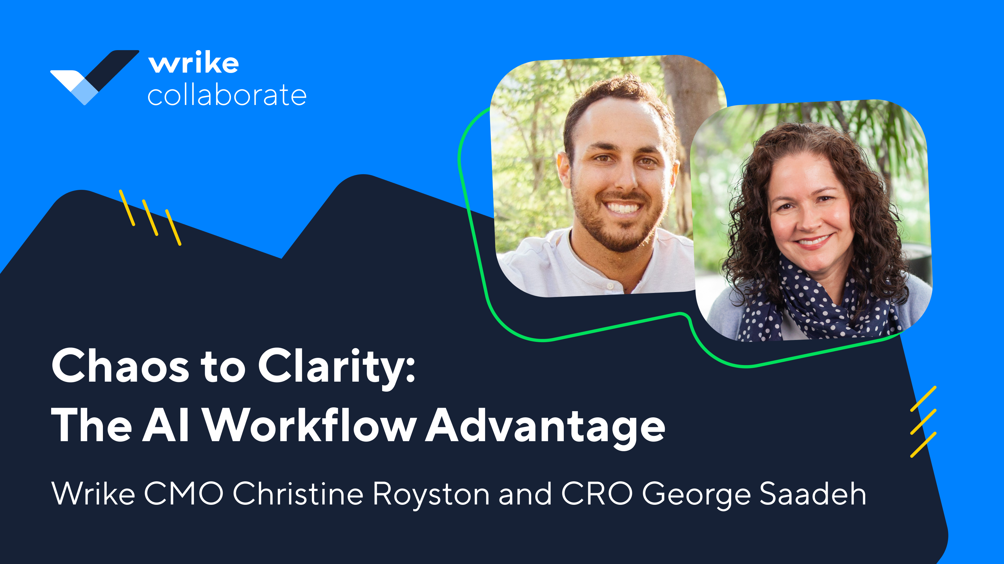 promo image of christine royston and george saadeh for collaborate 2025