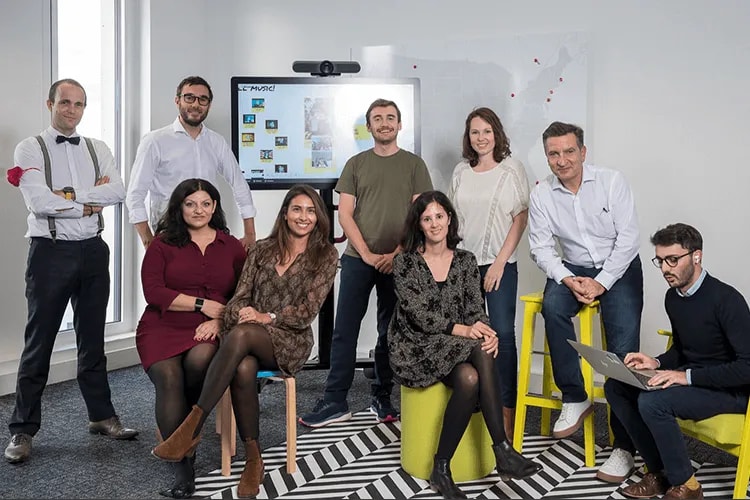 The Klaxoon partner team