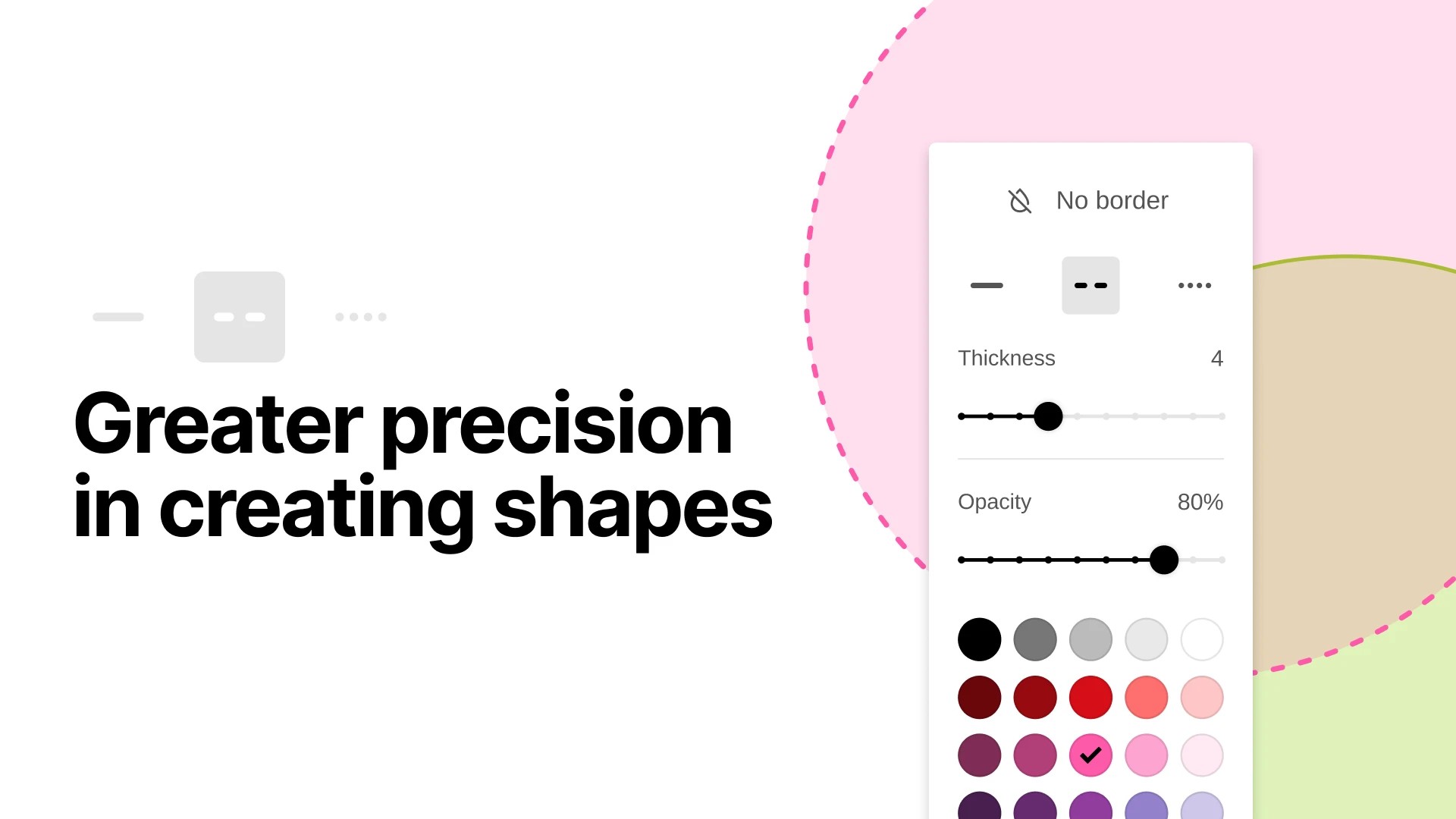 An overview of the new shaping features available on Board. | Klaxoon 
