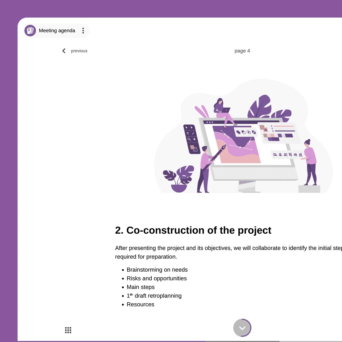 Tableau de notes Klaxoon collaboratif avec cartes colorées et icônes d’utilisateurs.