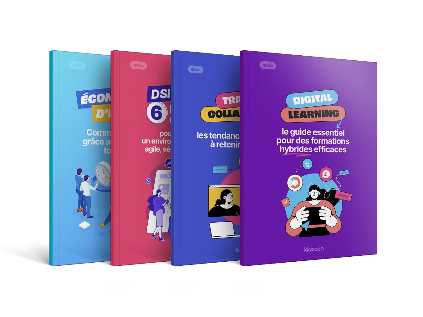 Livres blancs posés à côté d’un ordinateur affichant un graphique.