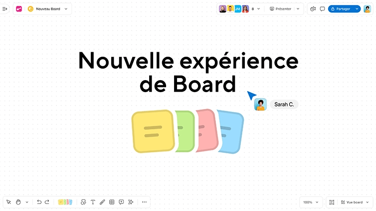 Une expérience collaborative inédite : découvrez les nouvelles fonctionnalités de Board en avant-première !