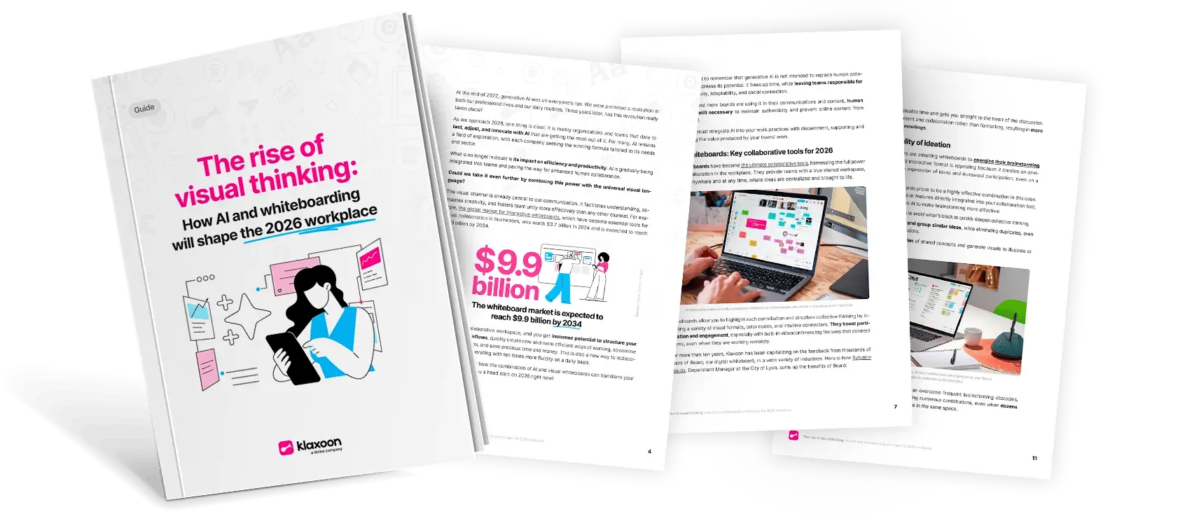 Cover of The Rise of Visual Thinking: How AI and Whiteboarding Will Shape the 2026 Workplace.