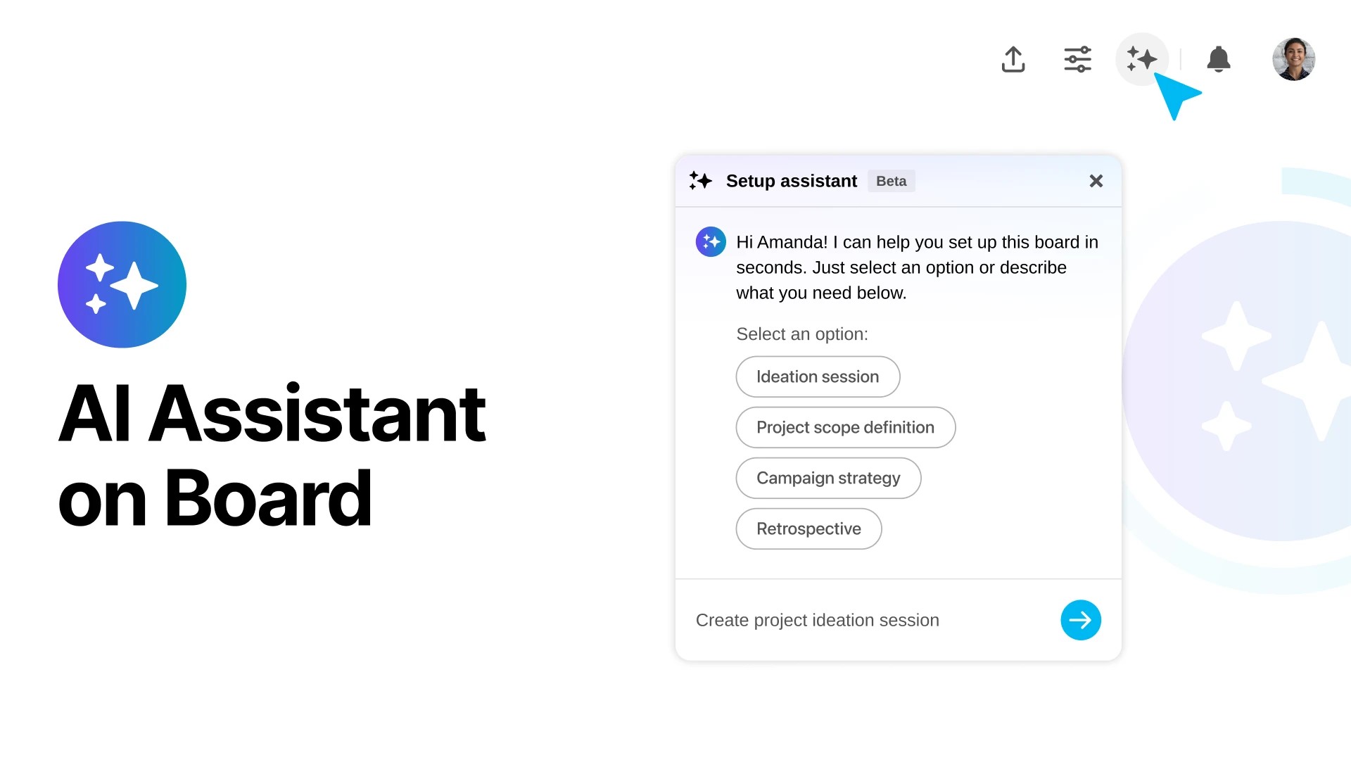 New AI Assistant feature on Board. | Klaxoon