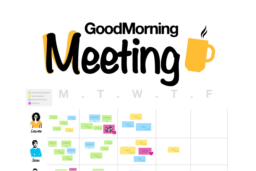 GoodMorning Meeting template preview