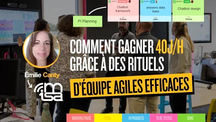 <p>Comment gagner 40 jours-hommes grâce à des rituels d’équipe agiles efficaces</p>