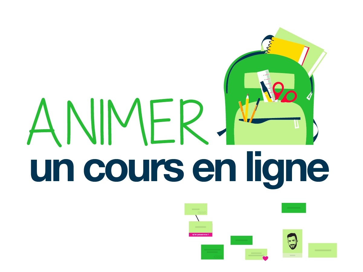 Animer un cours en ligne template preview