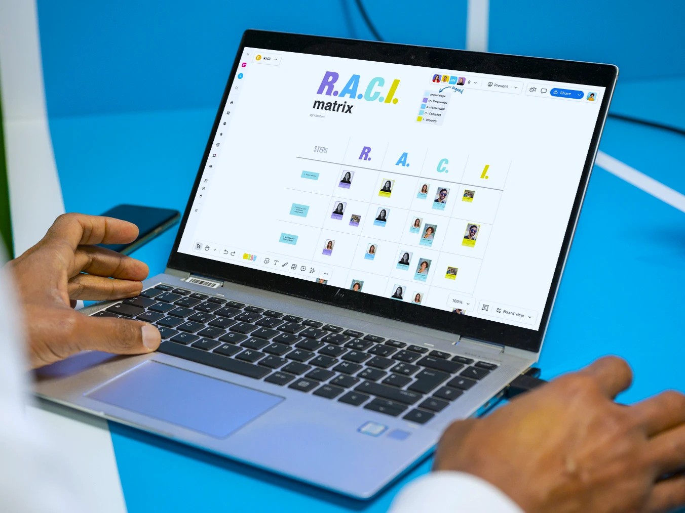 Tableau de bord des ventes avec graphique en courbes et histogramme des performances.