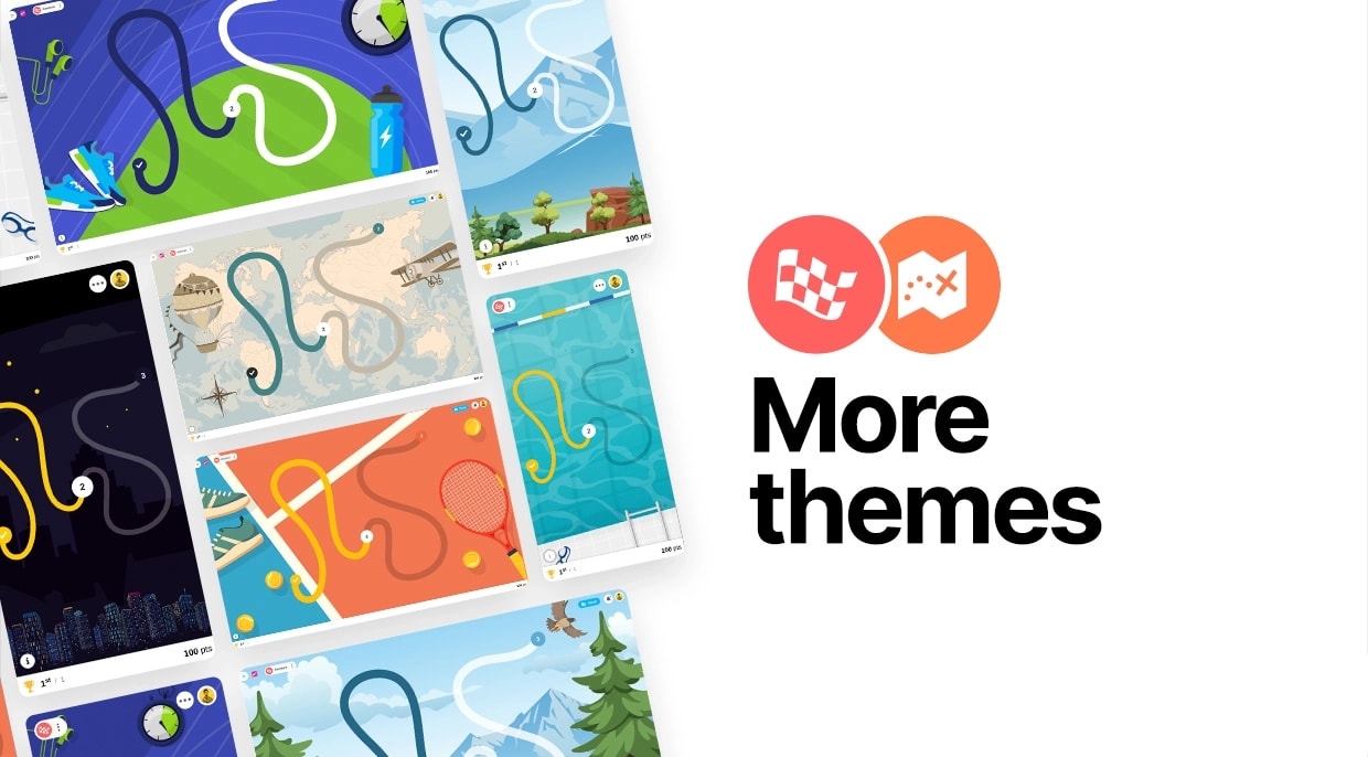 More themes available for Mission and Adventure activities. | Klaxoon