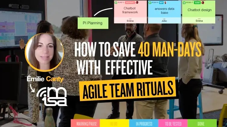 <p>How to save 40 man-days with effective agile team rituals</p>