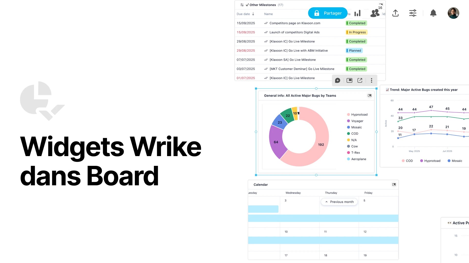 Nouvelle fonctionnalité des widgets Wrike dans Board. | Klaxoon