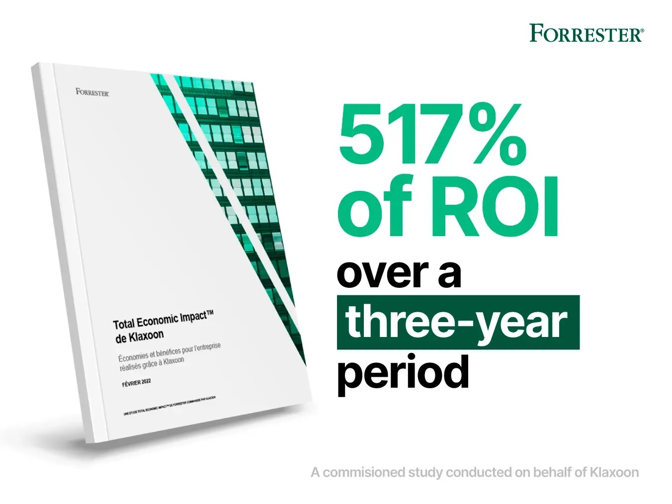 Forrester Wave report cover for collaborative work management tools with colorful 3D bars.