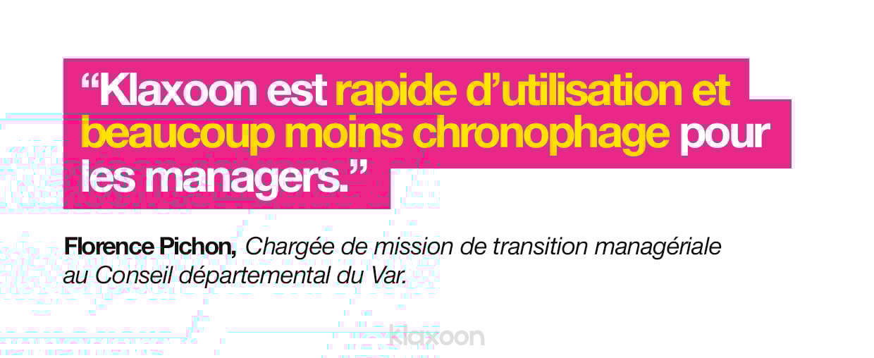 Florence Pichon: “Klaxoon est rapide d’utilisation et beaucoup moins chronophage pour les managers.”