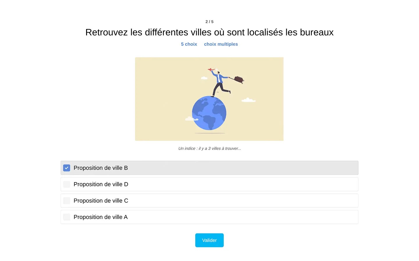 Testez vos connaissances