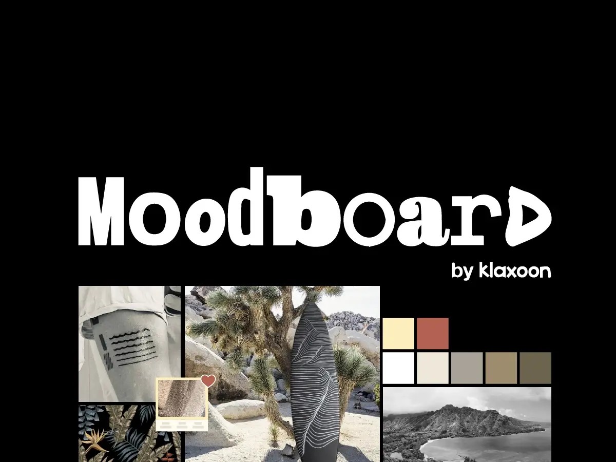Moodboard : représentez le contexte d'un projet ou d'un produit