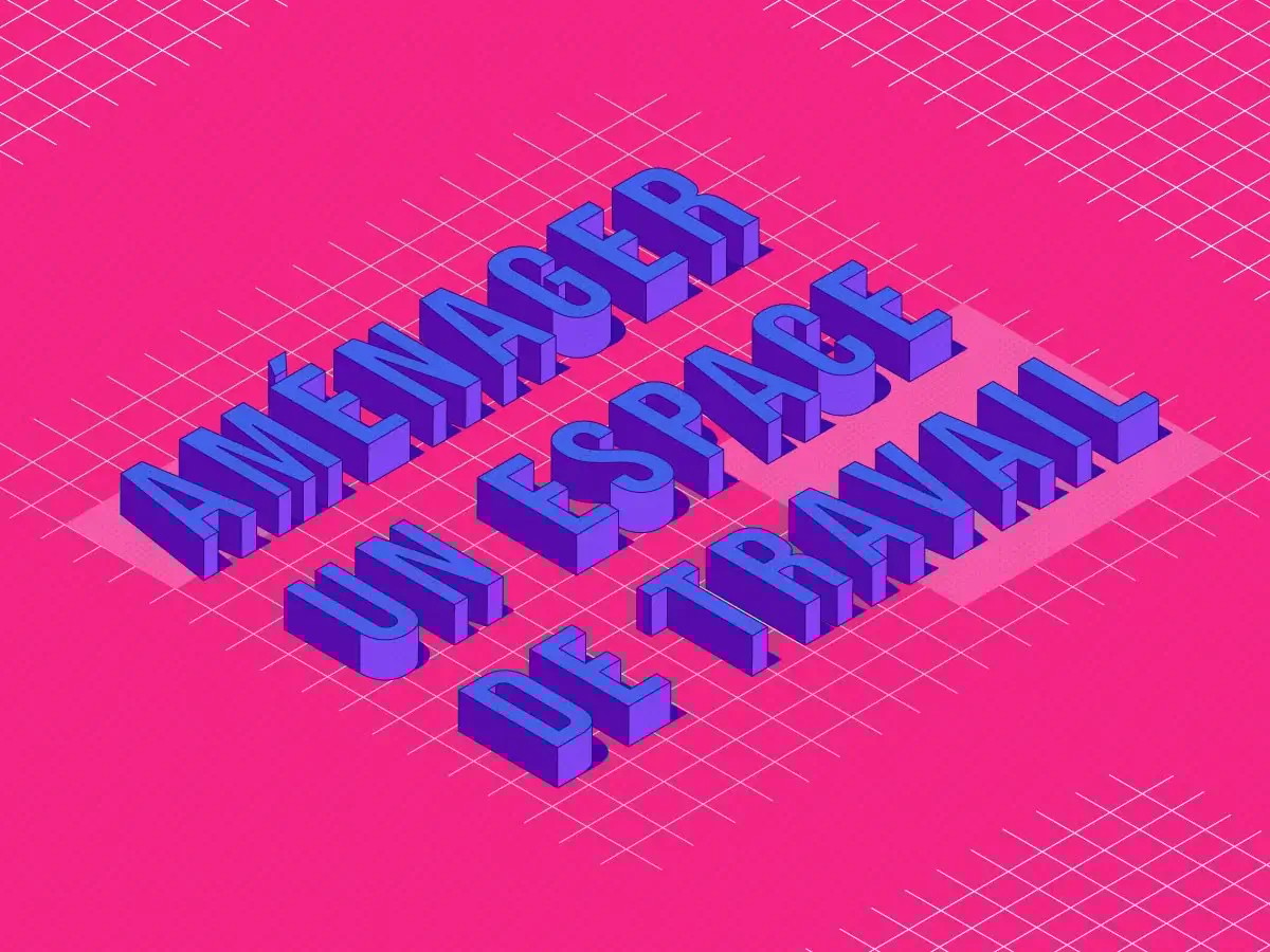 Aménager un espace de travail template preview