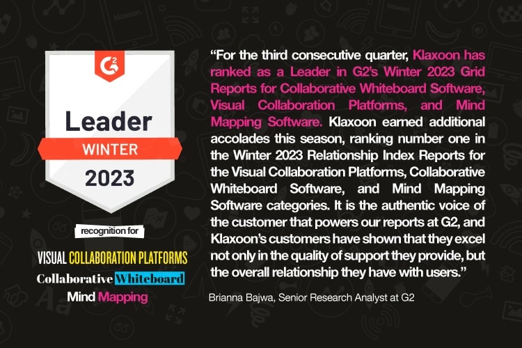 A quote from Brianna Bajwa Senior Research Analyst at G2. | Klaxoon