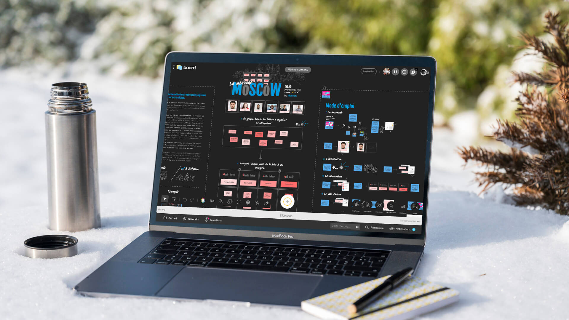 Illustration template Moscow |Klaxoon