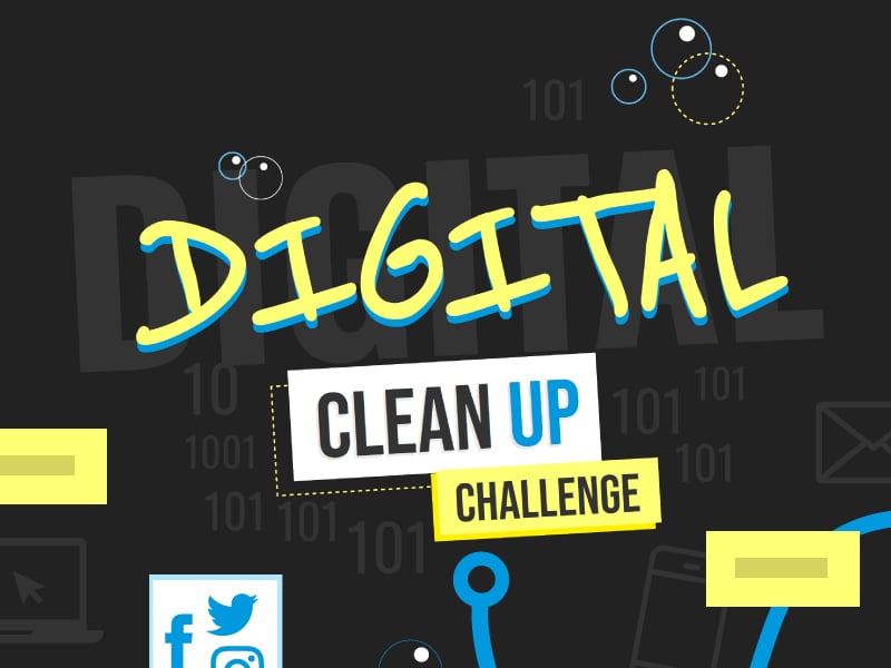 Digital Clean Up Challenge template preview