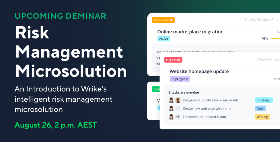 Driving Better Outcomes with Wrike's Risk Management Microsolution