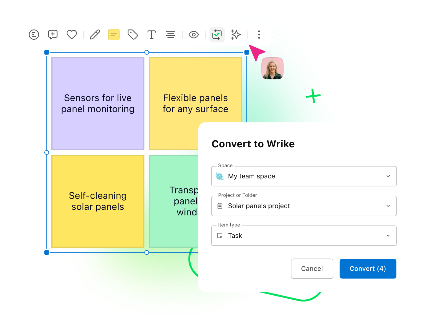 Klaxoon Project Launch product screenshot.