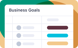 <h5>Business goal-setting</h5>