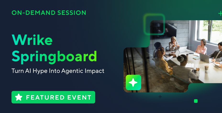 Wrike Springboard 2026: Turn AI Hype Into Agentic Impact