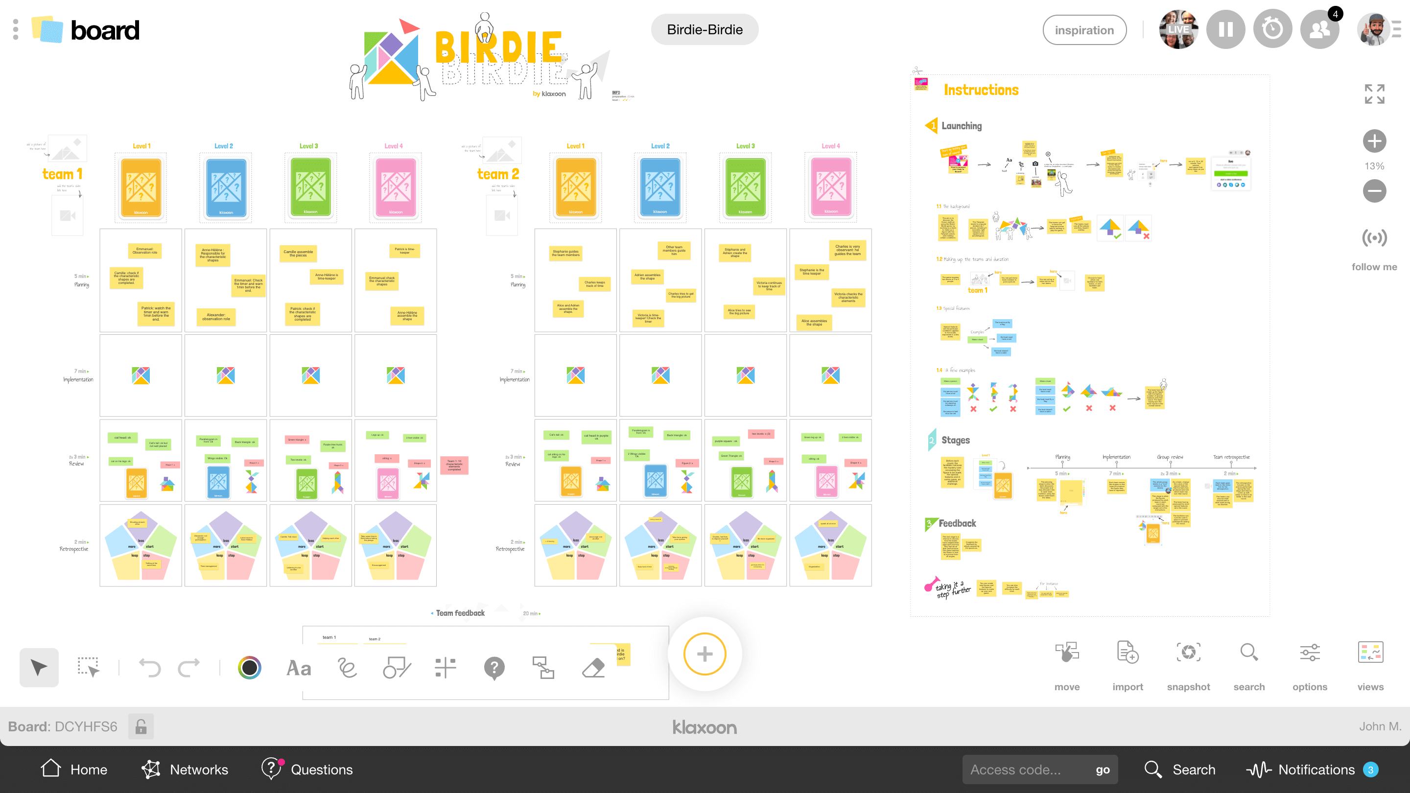 Example Birdie-Birdie |Klaxoon