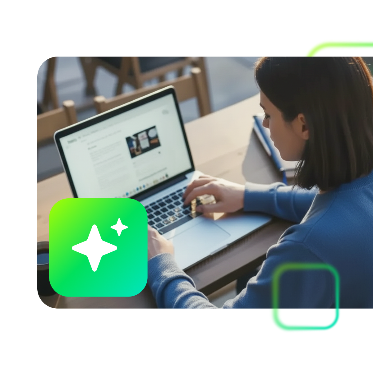 Project management dashboard with Copilot chat panel, tasks list and timeline.