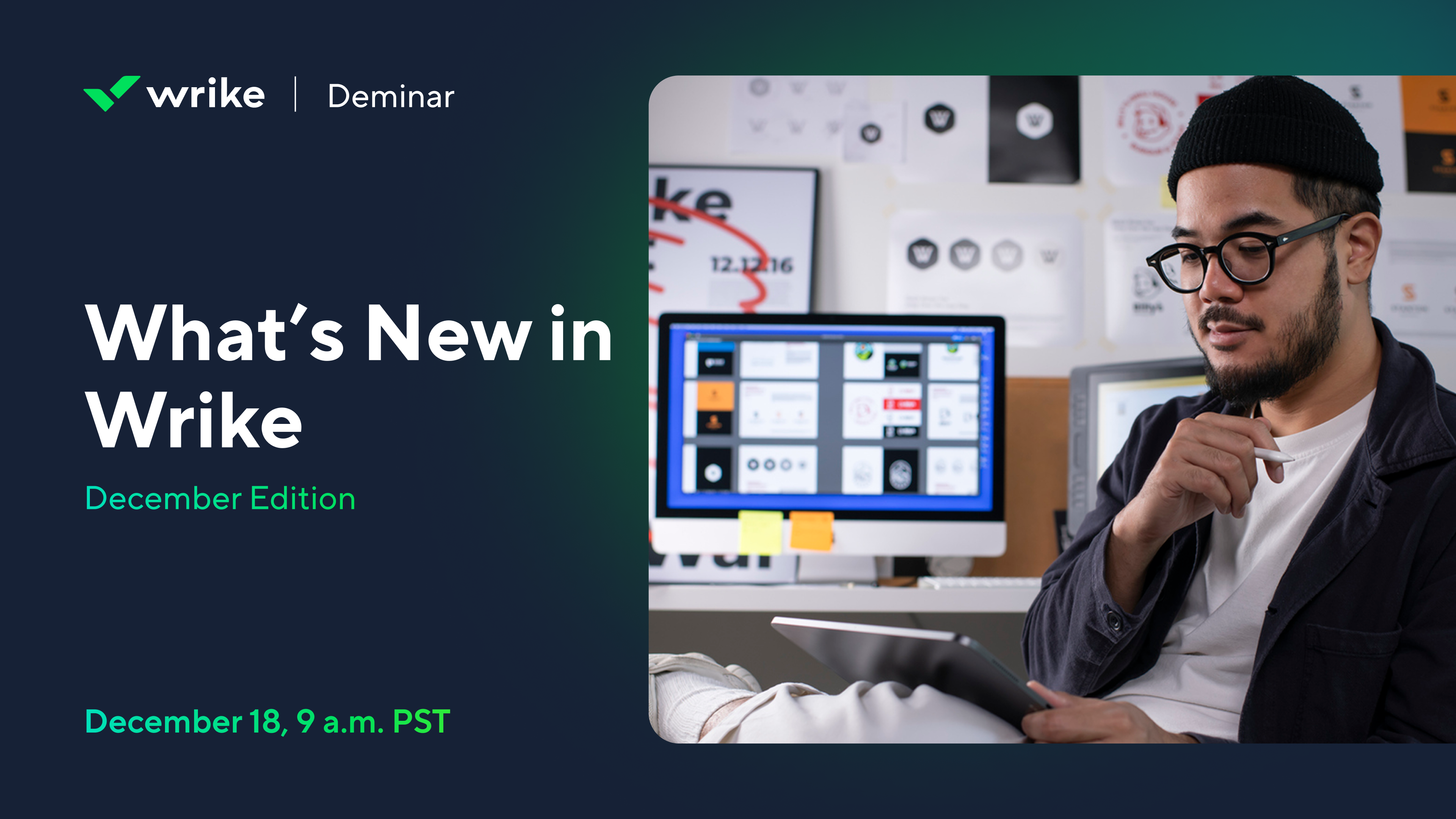 Presentation Title Slide template with geometric teal and pink accents and placeholder text.