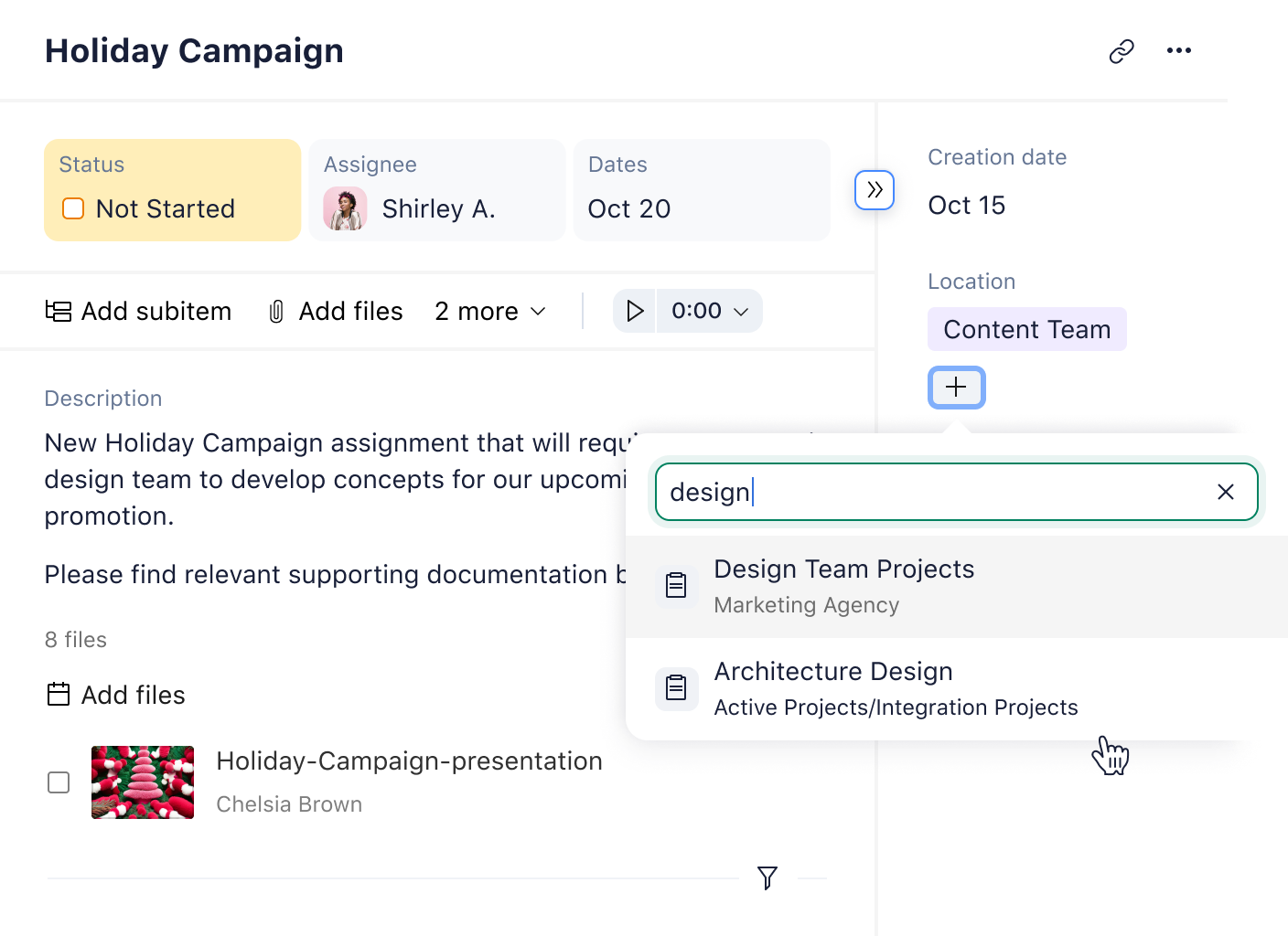 Product Screenshot Cross Tagging Holiday Campaign Website
