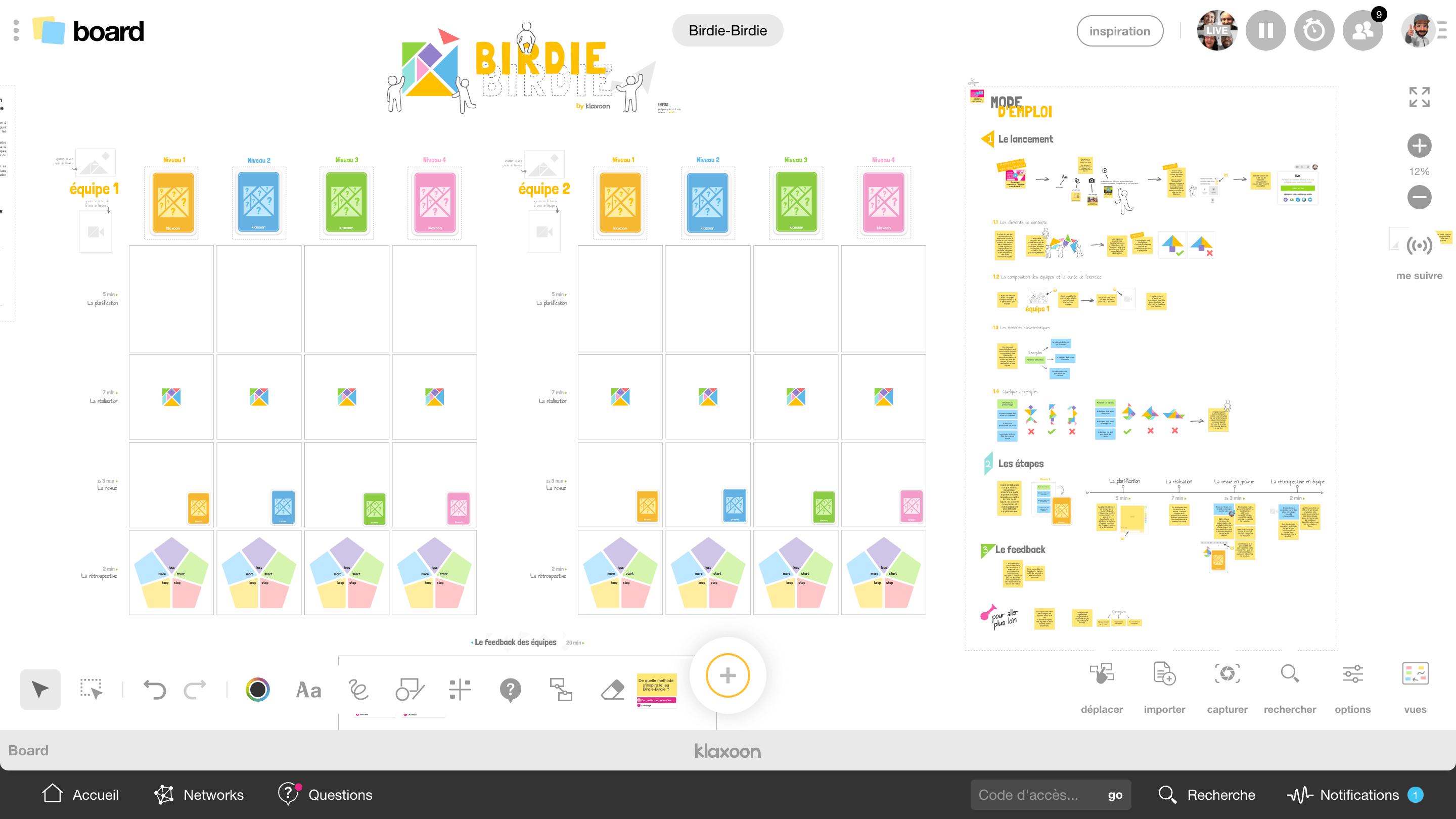 Template Birdie-Birdie |Klaxoon