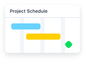 Schedule projects easily with Wrike<br>