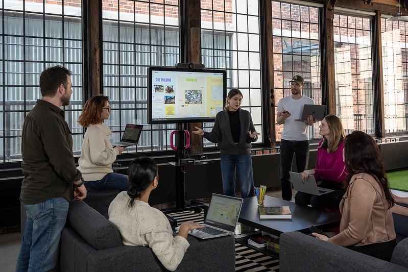 Partage de feedback en équipe pendant un workshop