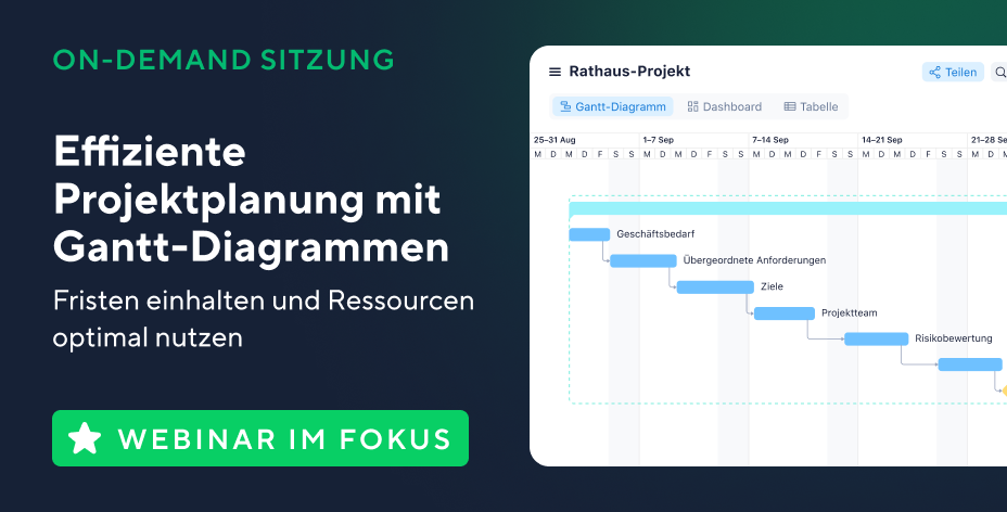 Effiziente Projektplanung mit Gantt-Diagrammen