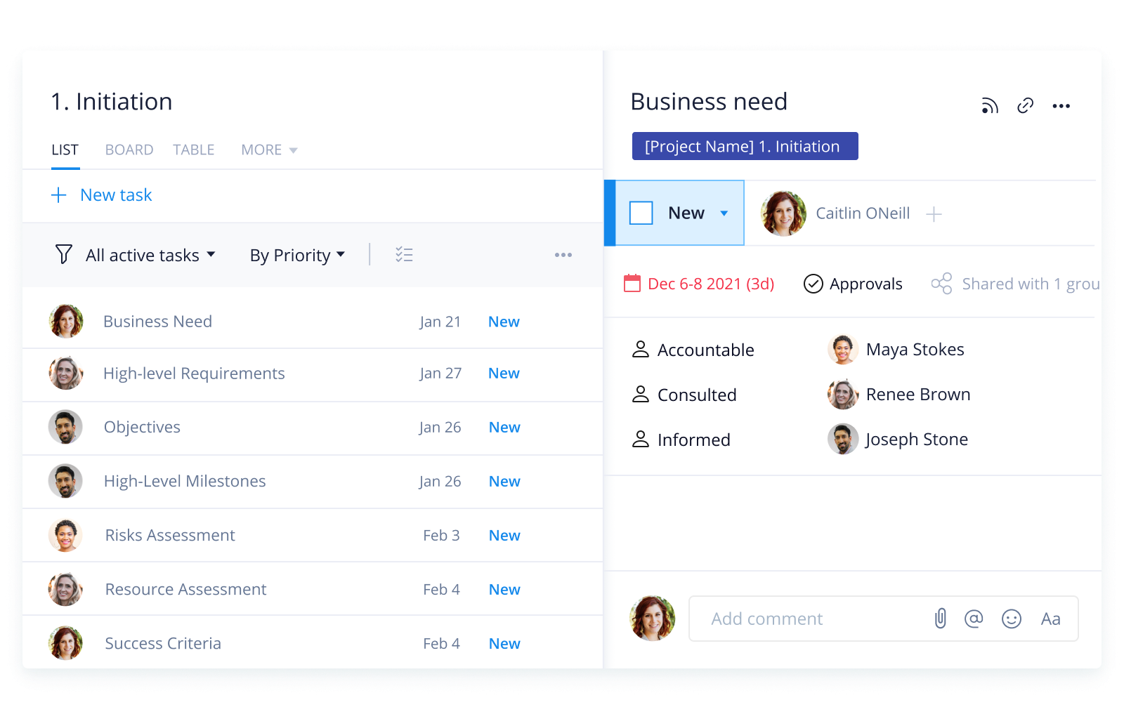 case study of project life cycle