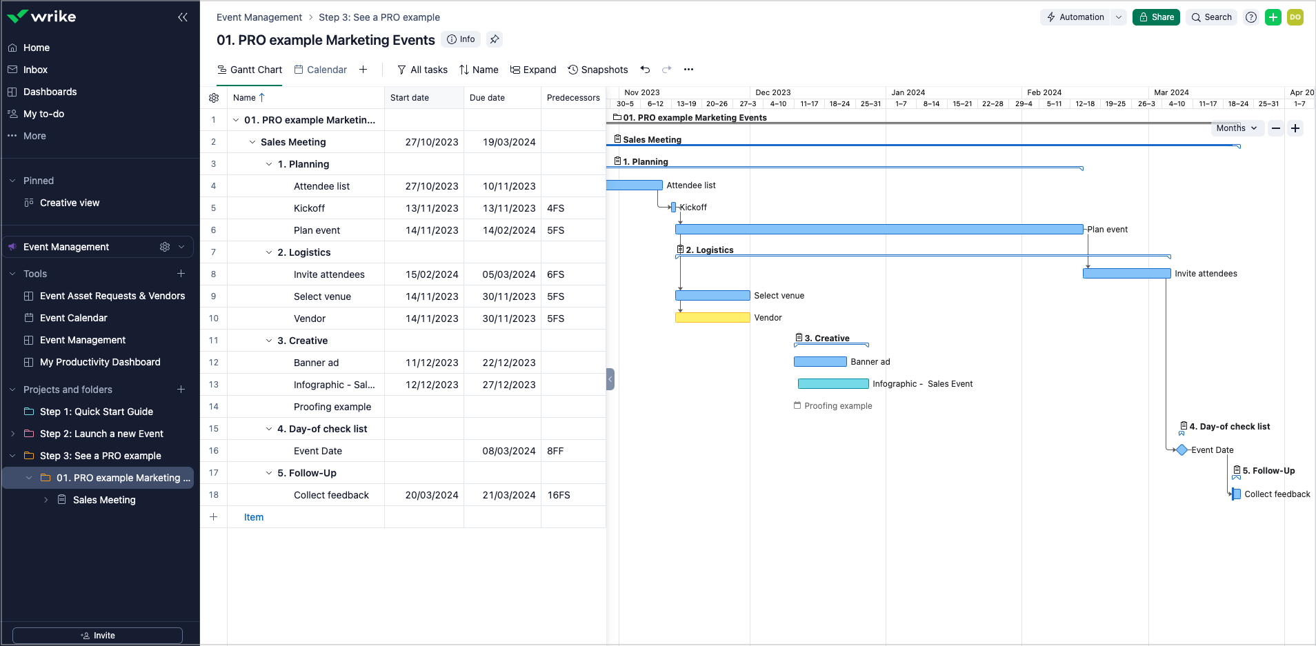 Event Planning Template