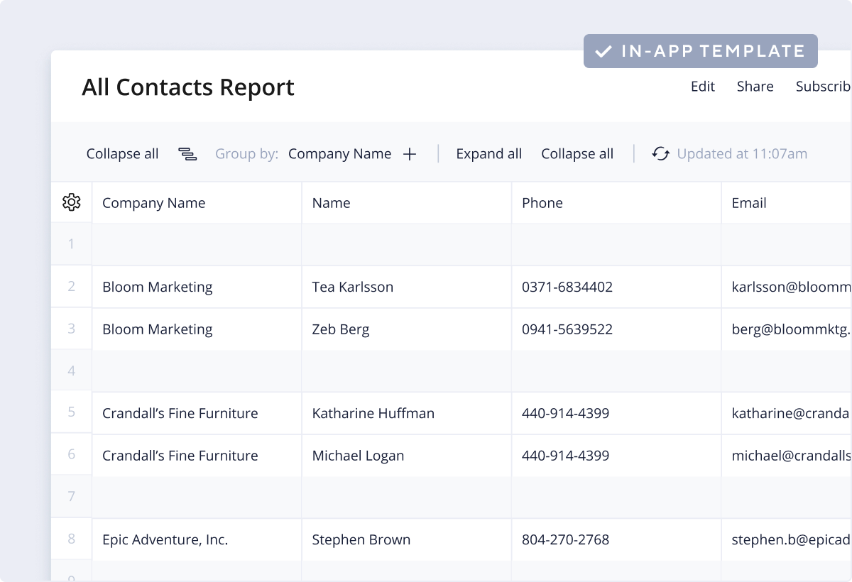 <p>Client Contact List Template</p>